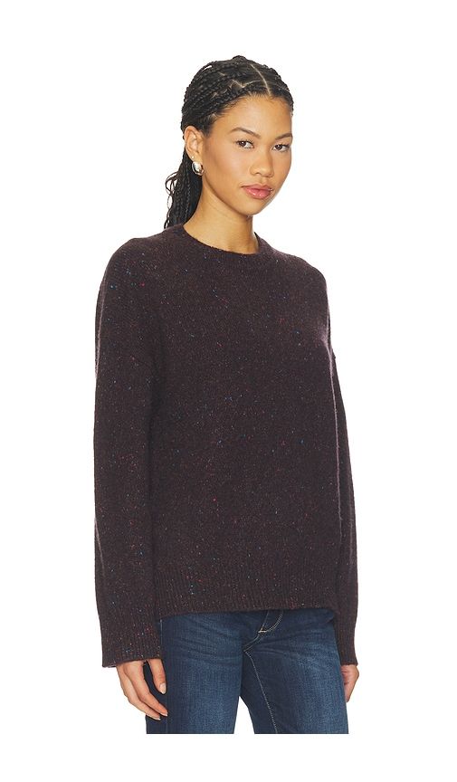 Oversized Crew Neck Sweater in Chocolate. - size M (also in S, XS) - La Ligne - Modalova