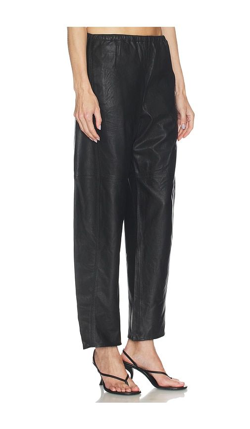 Leather Barrel Leg Colby in . - size M (also in XS) - La Ligne - Modalova