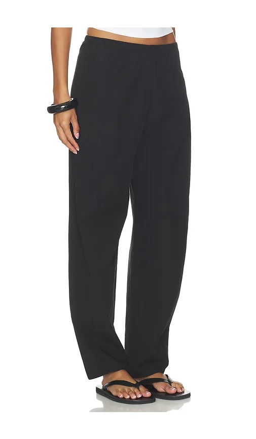 Poplin Barrel Leg Pant in . - size L (also in S, XL, XS, XXS) - La Ligne - Modalova