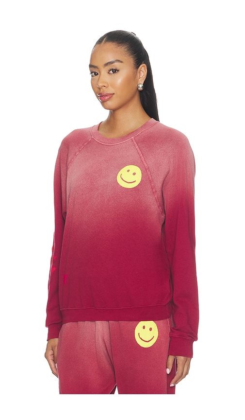Anela Crewneck Raglan Pullover in Red. - size M (also in S) - Lauren Moshi - Modalova