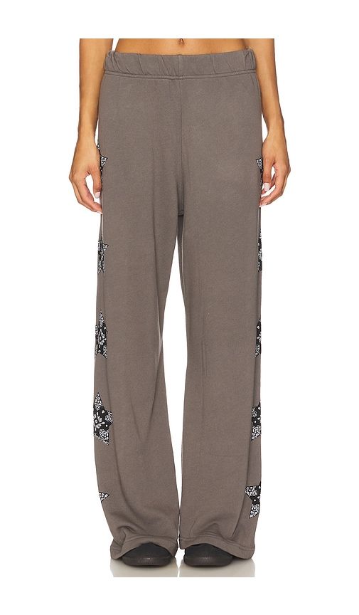 Black Horse Wide Leg Pant in Grey. - size M (also in S, XS) - Lauren Moshi - Modalova