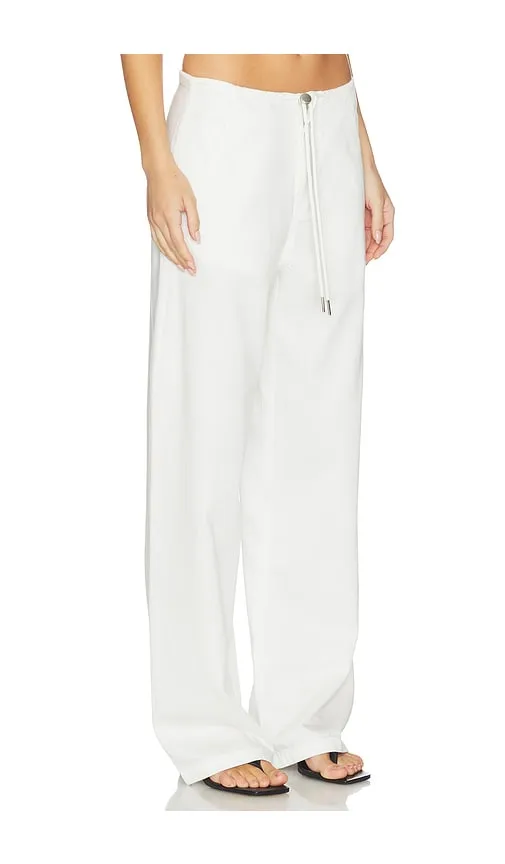 Dusty Soft Denim Pant in White. - size L (also in M, S, XS) - LNA - Modalova