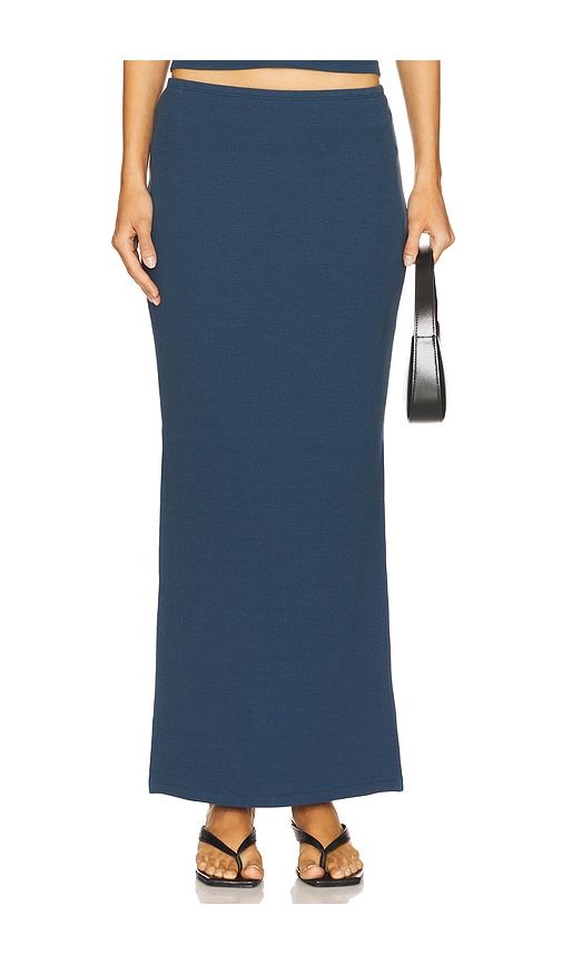 Steph Ribbed Skirt in Slate. - size S (also in XS) - LNA - Modalova