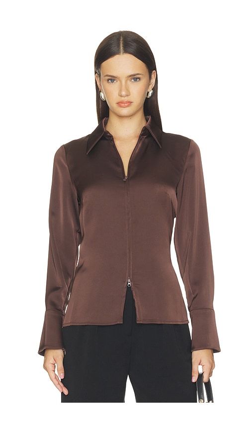Jude Blouse in Brown. - size L (also in M, S, XS) - LNA - Modalova