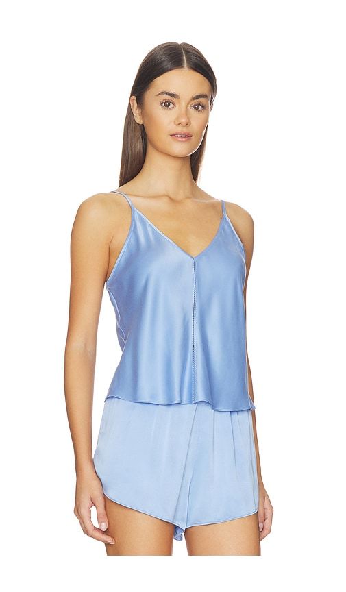 Ladder Stitch Cami Top in Blue. - size L (also in XL) - LUNYA - Modalova