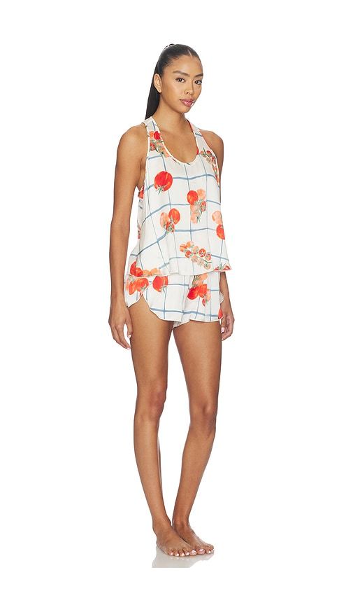 Washable Silk Tulip Back Set in Cream. - size L (also in S, XS) - LUNYA - Modalova