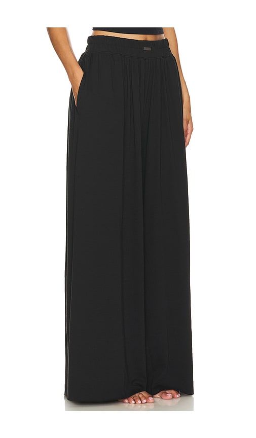 Organic Pima Wide Leg in Black. - size XS (also in XL) - LUNYA - Modalova