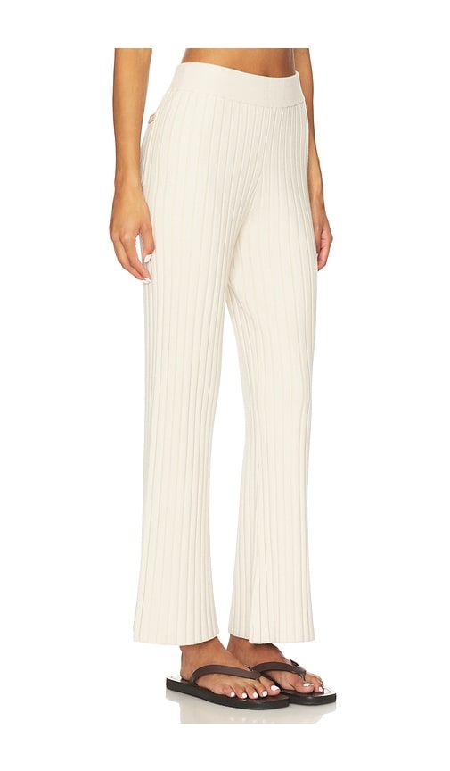 Cozy Cotton Silk Ribbed Pant in Tan. - size L (also in M, XL) - LUNYA - Modalova