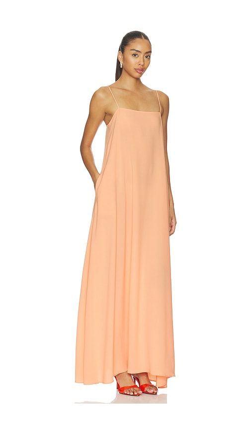 Ari Maxi Dress in Peach. - size L (also in M, S) - LESET - Modalova