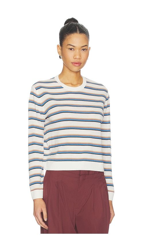 James Stripe Classic Crew in Cream,Blue. - size S (also in XS) - LESET - Modalova