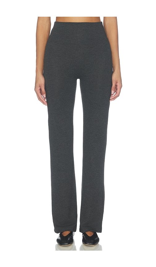 Lauren Straight Leg Pant in Grey. - size L (also in M, S, XL, XS) - LESET - Modalova