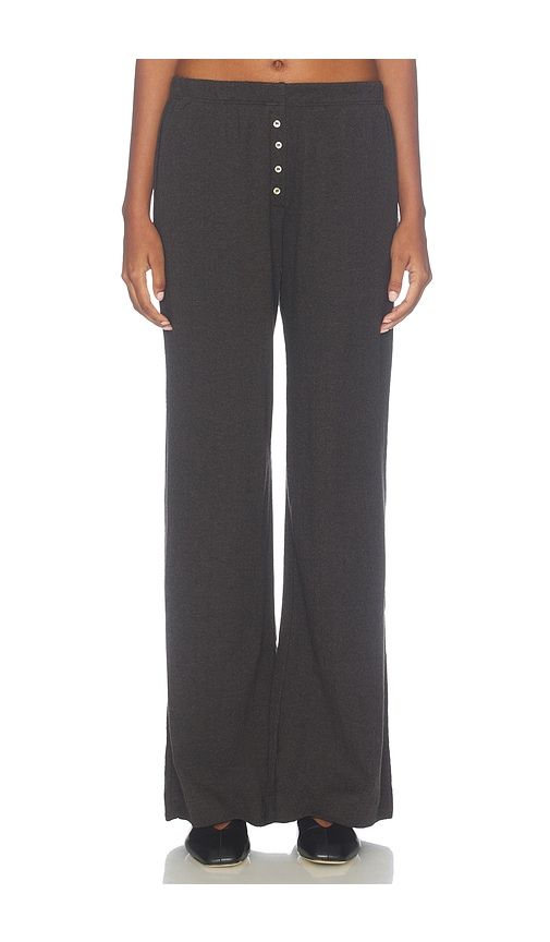 Pointelle Boxer Pant in Grey. - size L (also in M, S, XL, XS) - LESET - Modalova