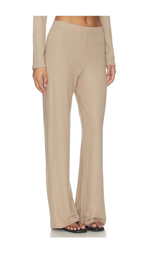 Lauren Wide Leg Pant in Nude. - size L (also in M) - LESET - Modalova