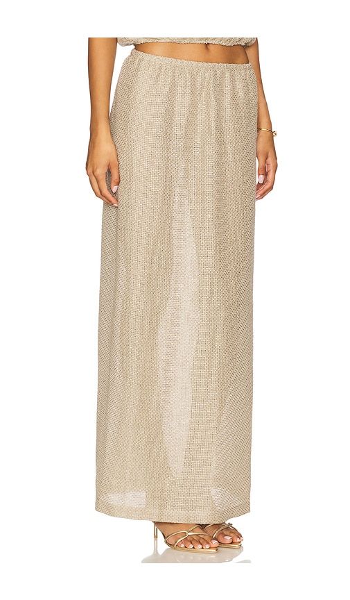 Stella Maxi Skirt in Beige. - size M (also in S, XL, XS) - LESET - Modalova