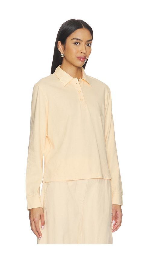 Margo Long Sleeve Polo in Lemon. - size M (also in S) - LESET - Modalova