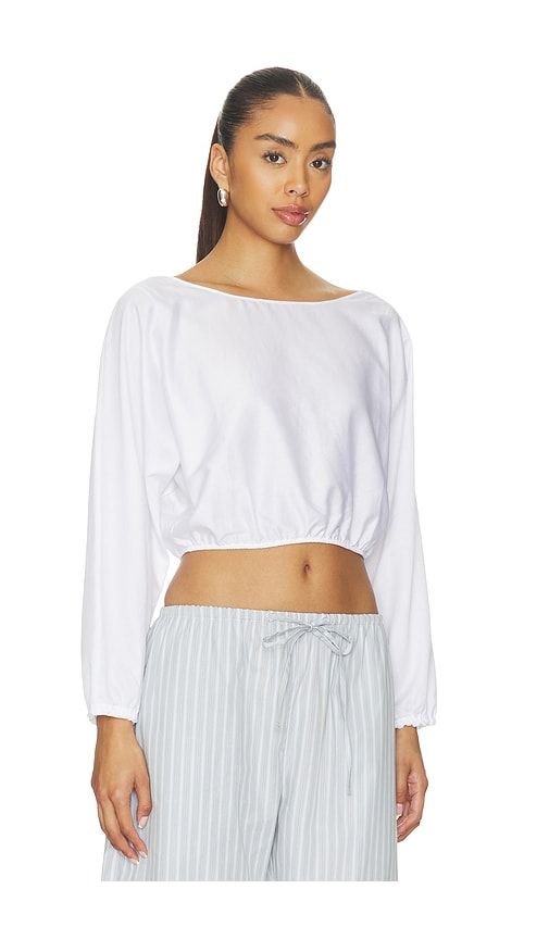 Yoko Long Sleeve Blouson Top in . - size L (also in M) - LESET - Modalova