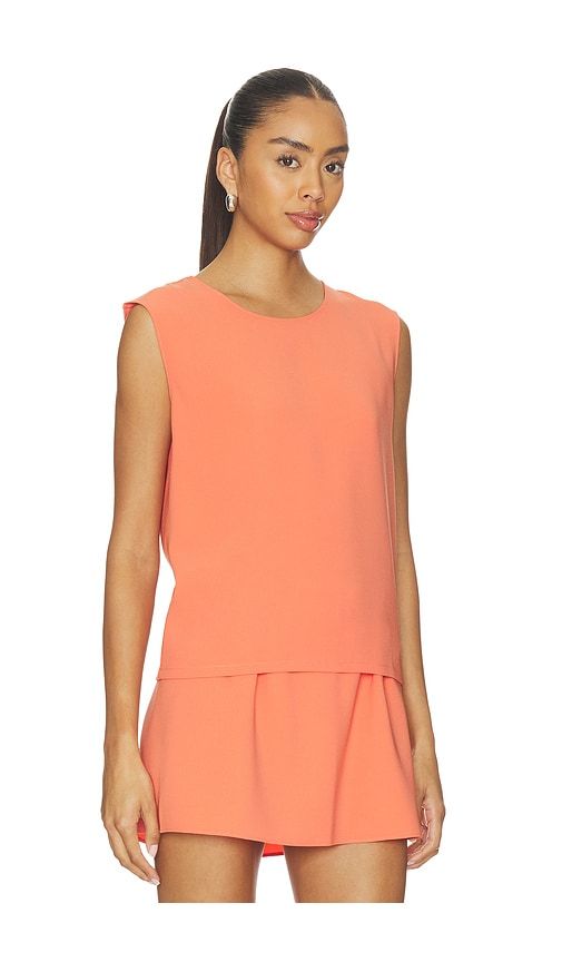 Arielle Sleeveless Crew in Coral. - size M (also in S, XS) - LESET - Modalova