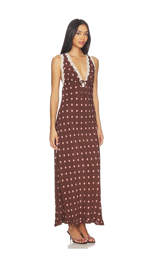 Eyes On You Maxi Dress in Brown. - size L (also in M, S, XL, XS) - LSPACE - Modalova