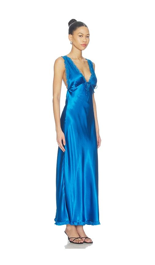 Eyes On You Maxi Dress in Blue. - size L (also in M, S, XL, XS) - LSPACE - Modalova