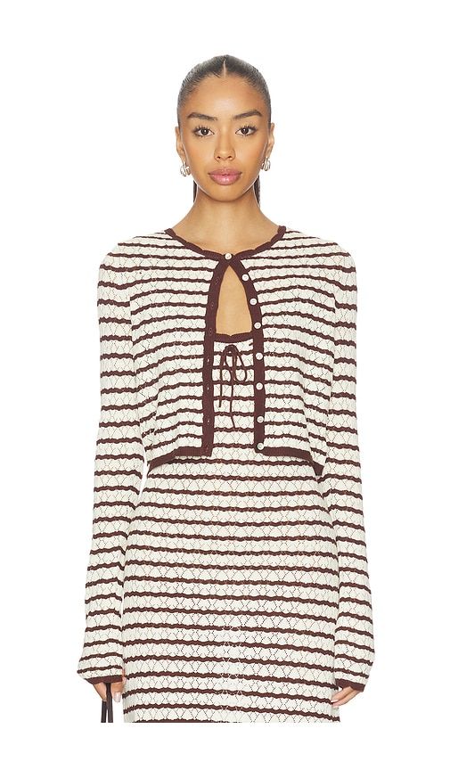 Rosalie Cardigan in Brown. - size S (also in XL, XS) - LSPACE - Modalova