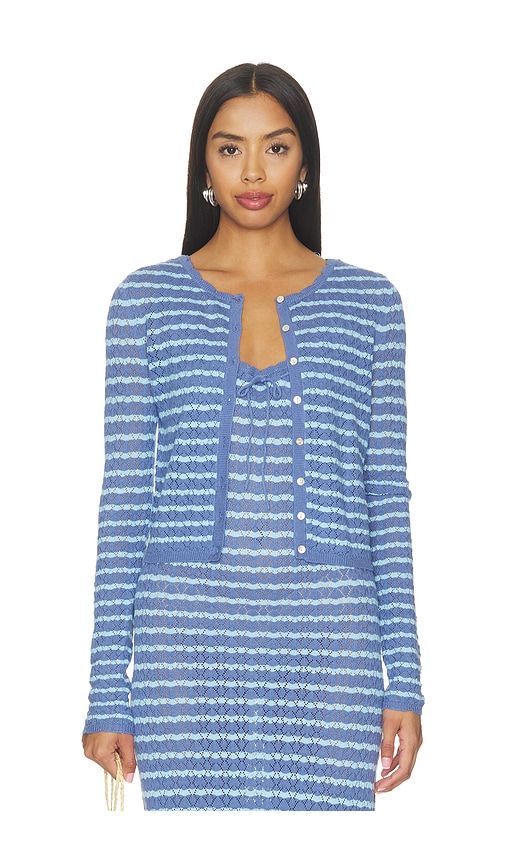 Rosalie Cardigan in Blue. - size M (also in S, XS) - LSPACE - Modalova