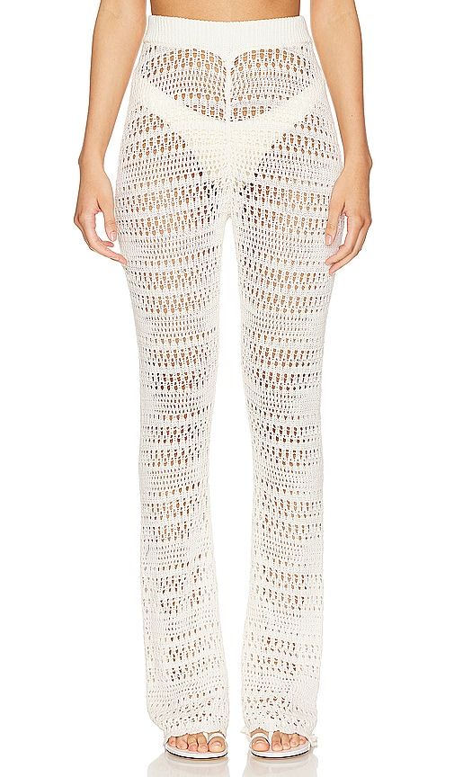 Golden Hour Pant in White. - size L (also in M, XL) - LSPACE - Modalova