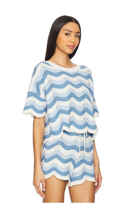 X REVOLVE Make Waves Top in Blue. - size L (also in M, S, XL, XS) - LSPACE - Modalova