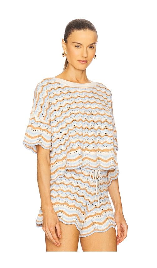Sunchaser Top in Cream,Baby Blue. - size L (also in XL) - LSPACE - Modalova