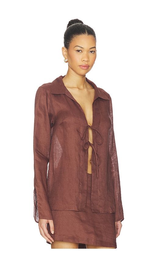 Venice Shirt in Brown. - size L (also in M, S, XL, XS) - LSPACE - Modalova