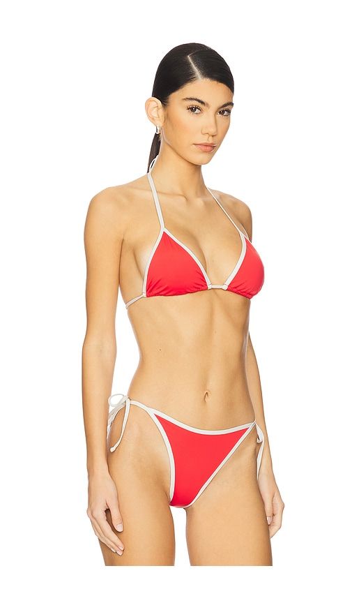 Lotus Bikini Top in Coral. - size S (also in XS) - LSPACE - Modalova