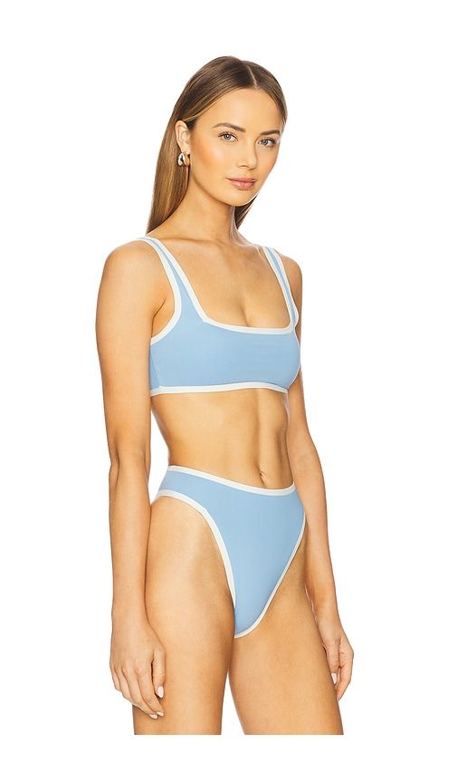 X REVOLVE Ace Bikini Top in Baby Blue. - size L (also in S, XL, XS) - LSPACE - Modalova