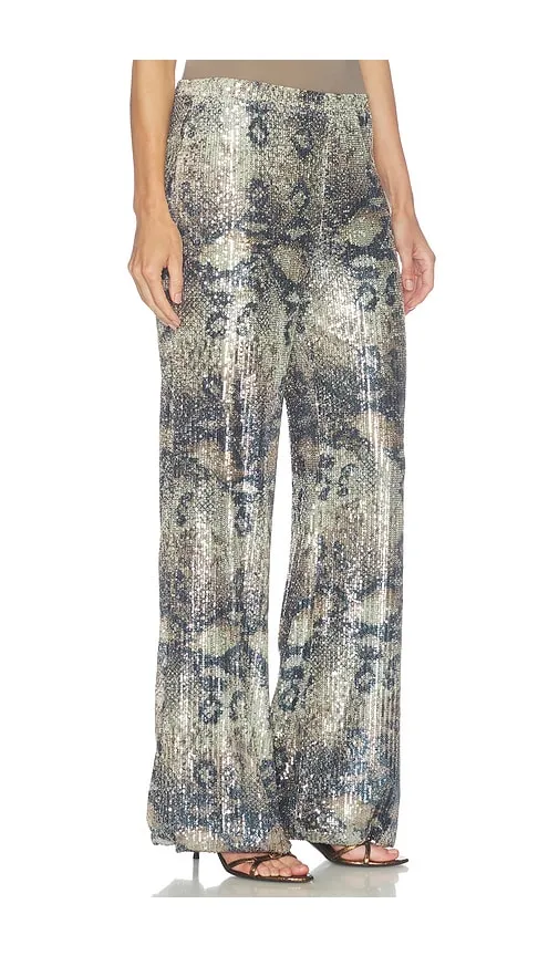 X REVOLVE Glossy Snake Lounge Pant in Multi. - size L (also in M, S, XS) - Le Superbe - Modalova