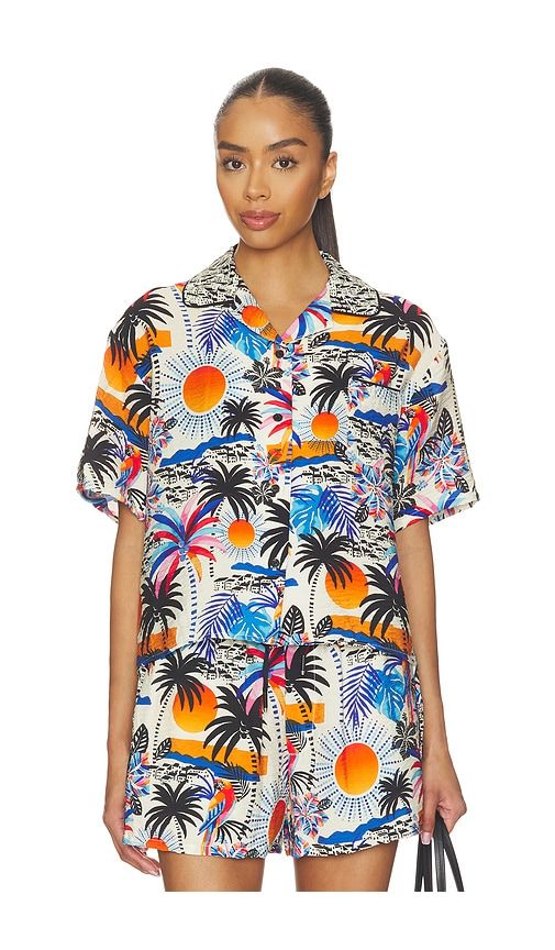 Camp Shirt in White,Blue. - size M (also in S) - Le Superbe - Modalova