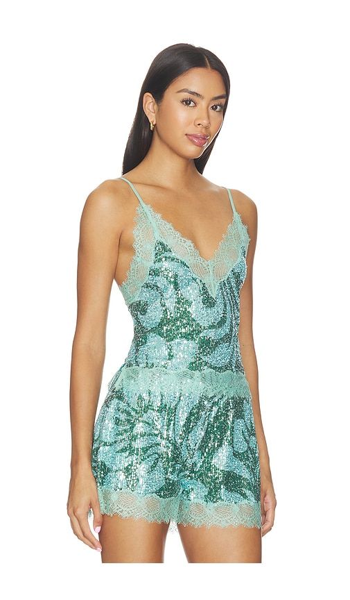 Lace Cami in Green. - size L (also in M, S, XS) - Le Superbe - Modalova