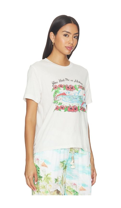 You Had Me At Aloha Tee in White. - size M (also in S, XS) - Le Superbe - Modalova