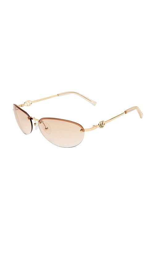 Slinky Sunglasses in Metallic - Le Specs - Modalova