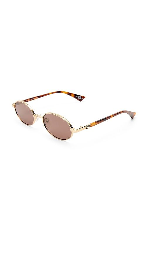 Icicle Sunglasses in Metallic Gold - Le Specs - Modalova