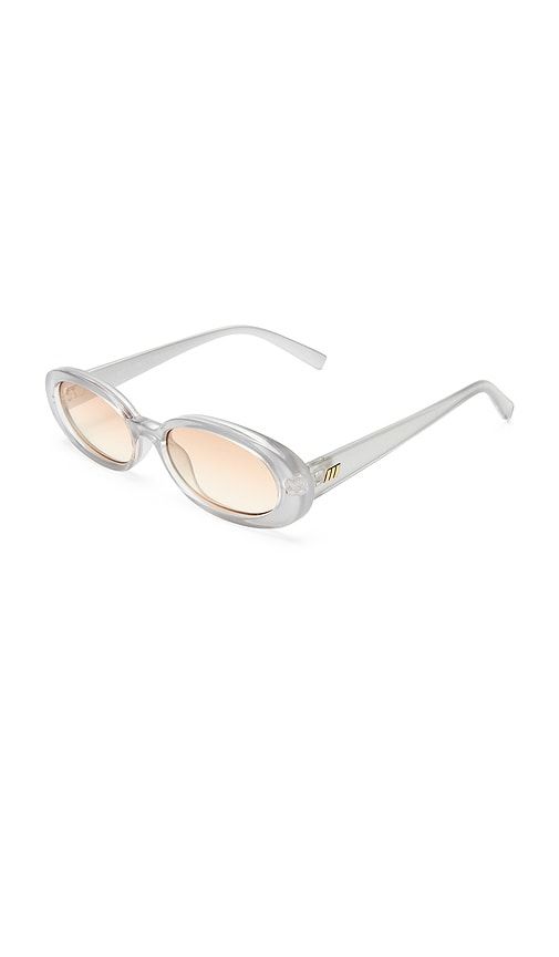 Outta Love Sunglasses in Metallic Silver - Le Specs - Modalova