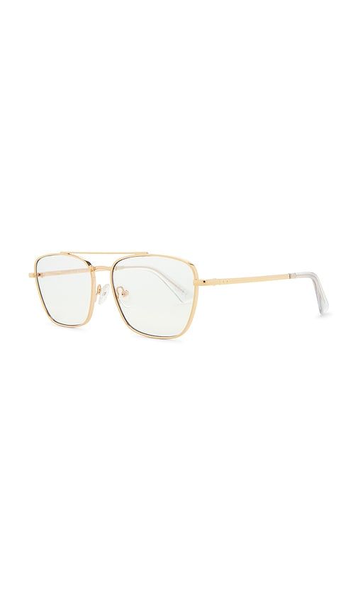 Diametric Ii Blue Light Glasses in Metallic - Le Specs - Modalova