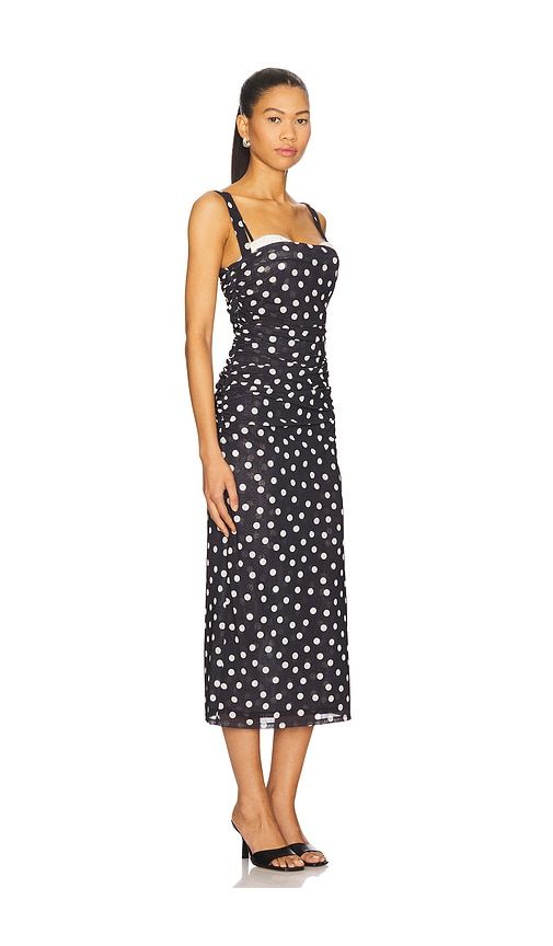 Carla Midi Dress in Black. - size L (also in M, S, XS, XXS) - LPA - Modalova