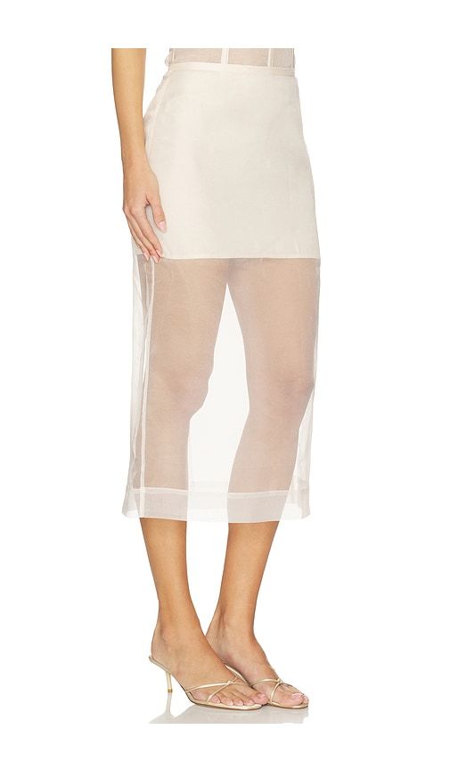 Carlea Midi Skirt in Nude. - size L (also in XL) - LPA - Modalova
