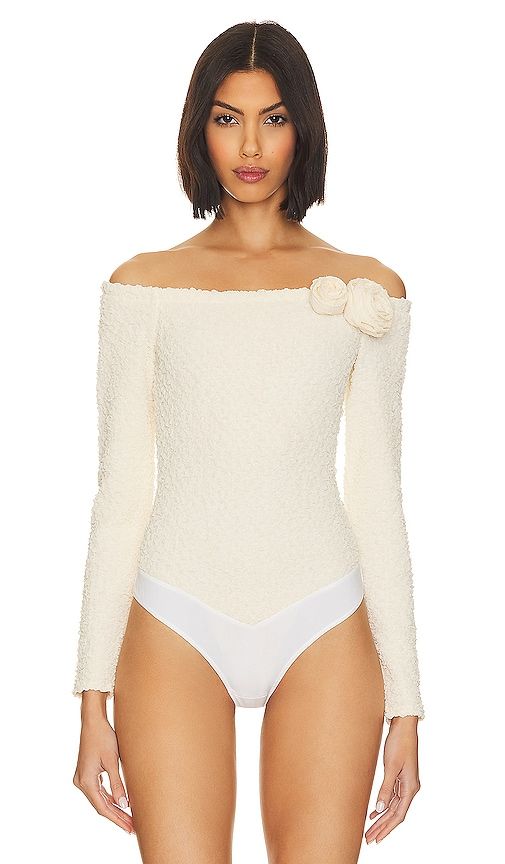 Romola Bodysuit in Cream. - size M (also in L) - LPA - Modalova