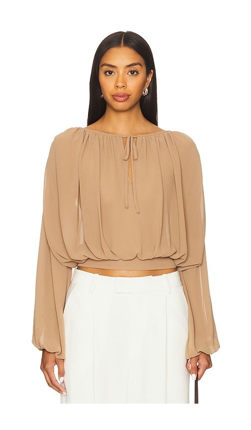 Davina Blouse in Brown. - size L (also in M, S, XL, XS, XXS) - LPA - Modalova