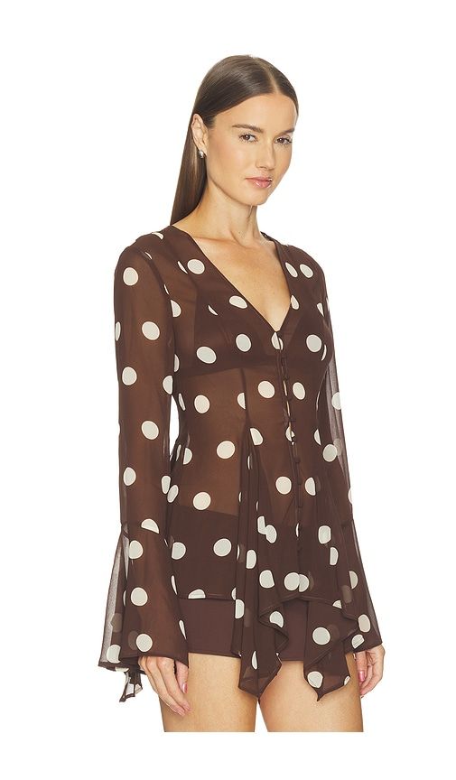 Kella Blouse in Brown. - size S (also in XXS, XS, M, XL) - LPA - Modalova