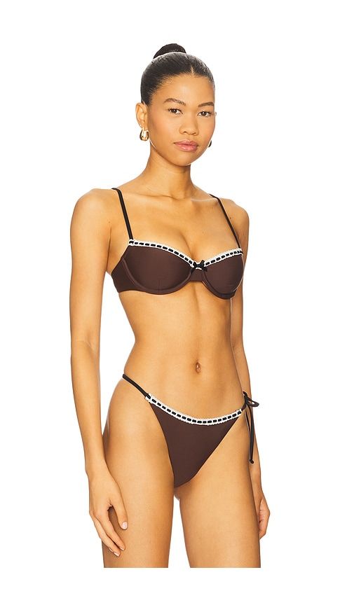Camelia Top in Brown. - size L (also in M, S) - LPA - Modalova