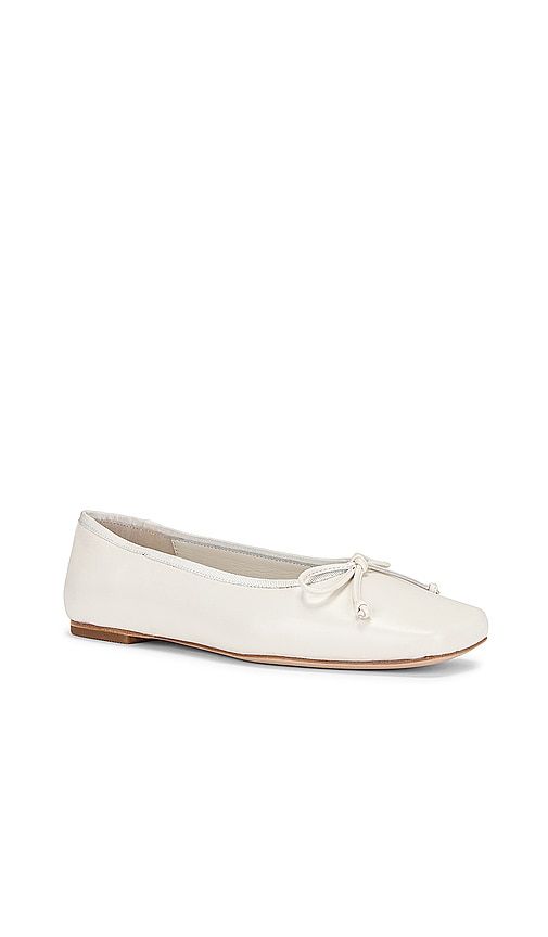 Natasha Ballet Flat in White. - size 10 (also in 5.5, 6, 7, 7.5, 8, 8.5, 9, 9.5) - LPA - Modalova