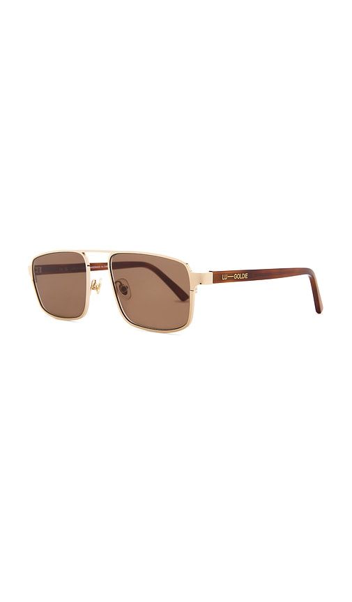 Billie Sunglasses in Brown - Lu Goldie - Modalova