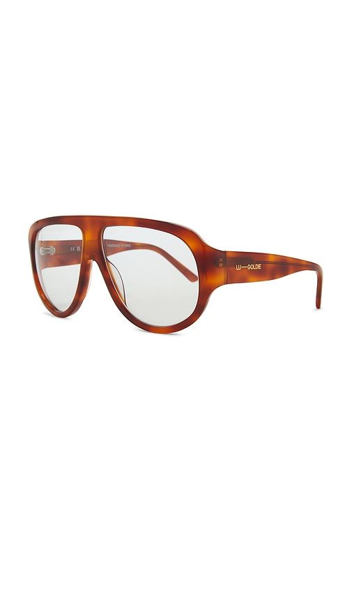 Bunny Sunglasses in Brown - Lu Goldie - Modalova