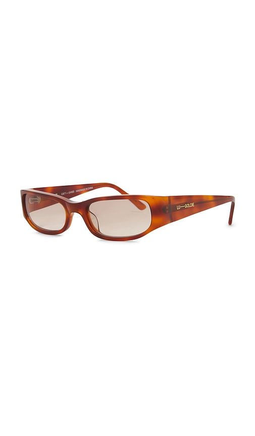 Vesper Sunglasses in Brown - Lu Goldie - Modalova