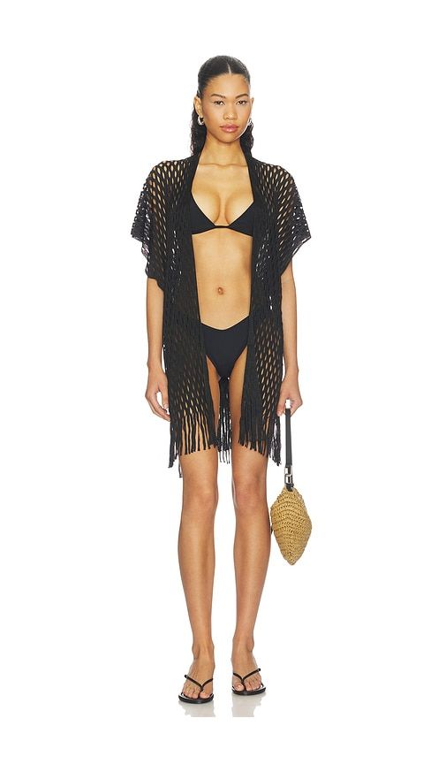 Caught Up Short Caftan in - Luli Fama - Modalova